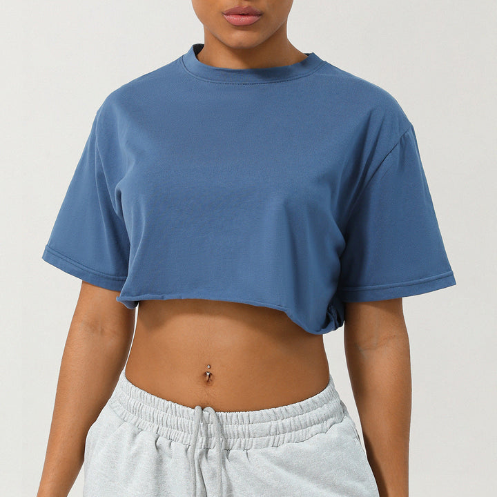 CASSIA | Women Relaxed Fit Crop Tee