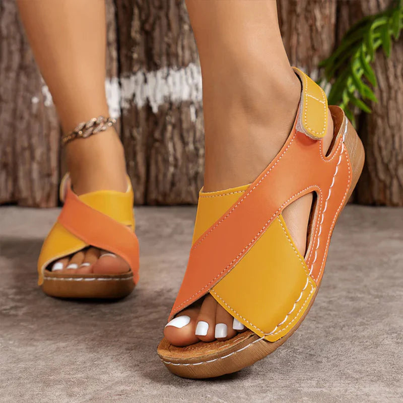Nela | Orthopedic Wedge Sandals