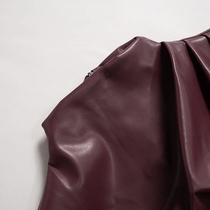 SERENA | Women Sleek Faux Leather Top