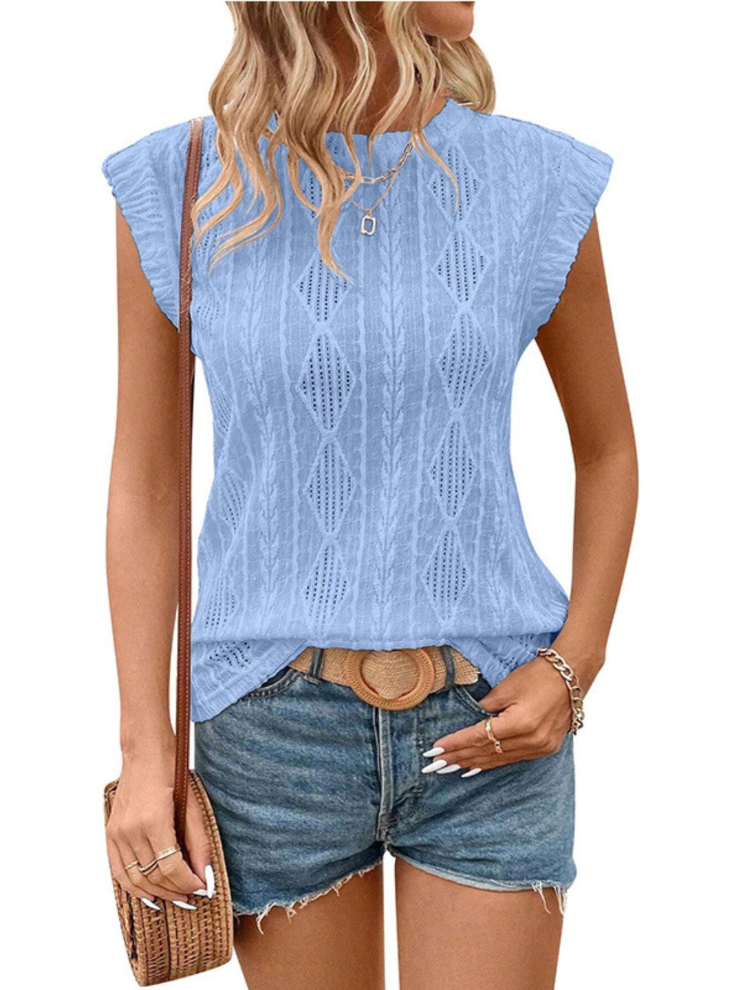 DELICE | Women Lightweight Knit Chic Tee