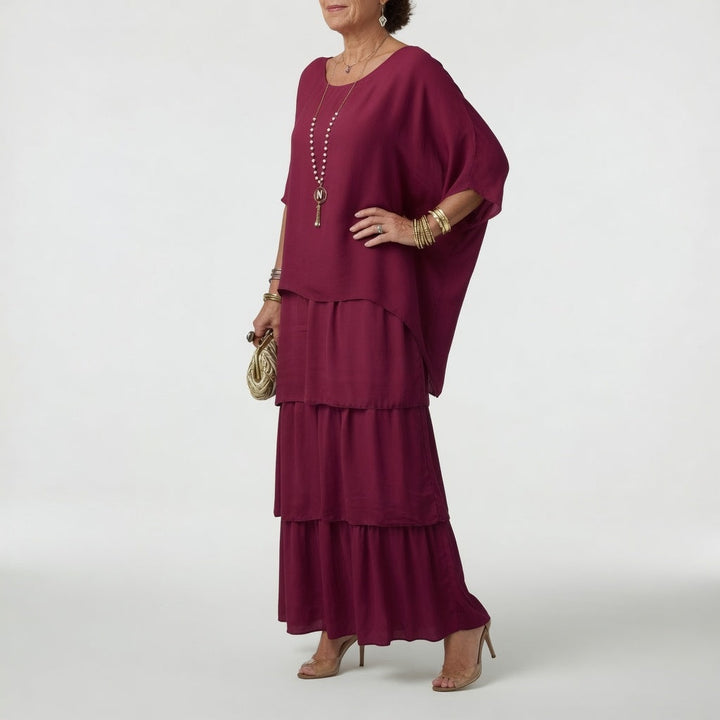 Émeline™ — Bohemian Ruffled Maxi Dress