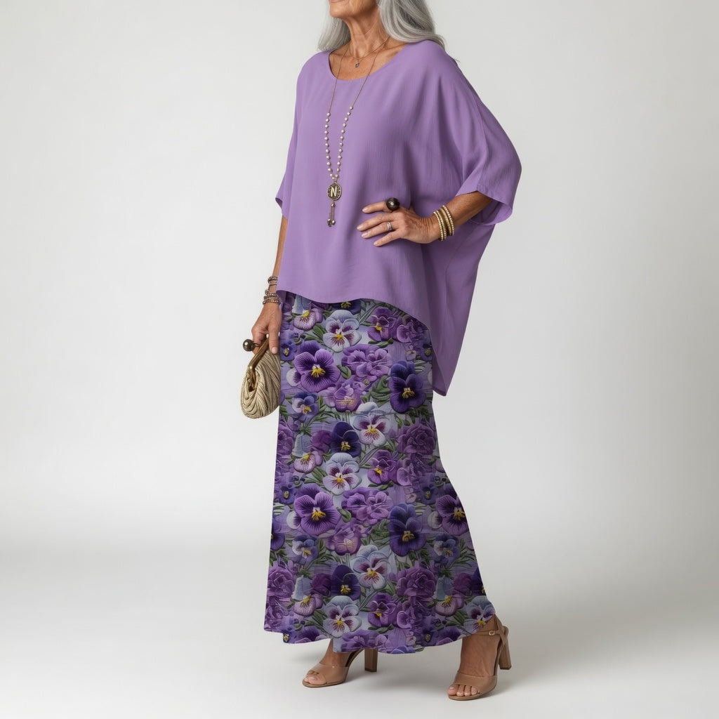 Émeline™ — Bohemian Ruffled Maxi Dress