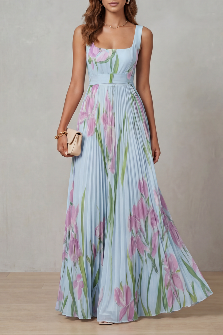 Vivienna – Pleated Maxi Dress