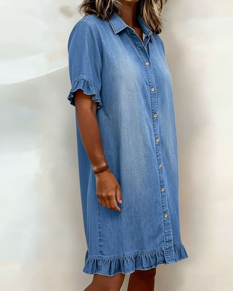 Lina | Comfortable denim dress