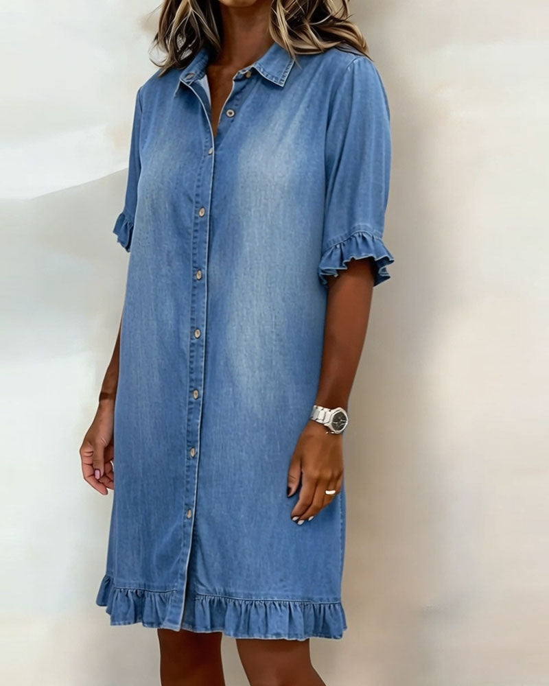 Lina | Comfortable denim dress