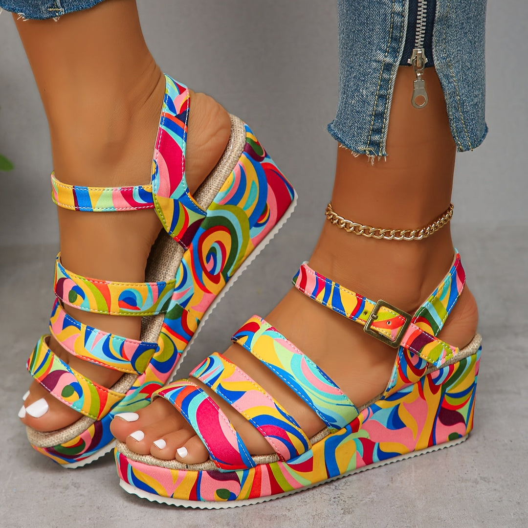 Selora | Ankle Strap Platform Sandals