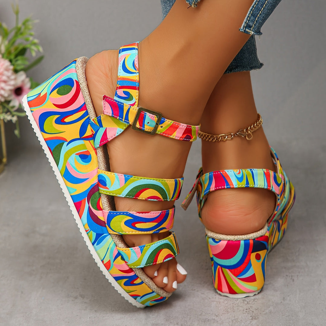 Selora | Ankle Strap Platform Sandals