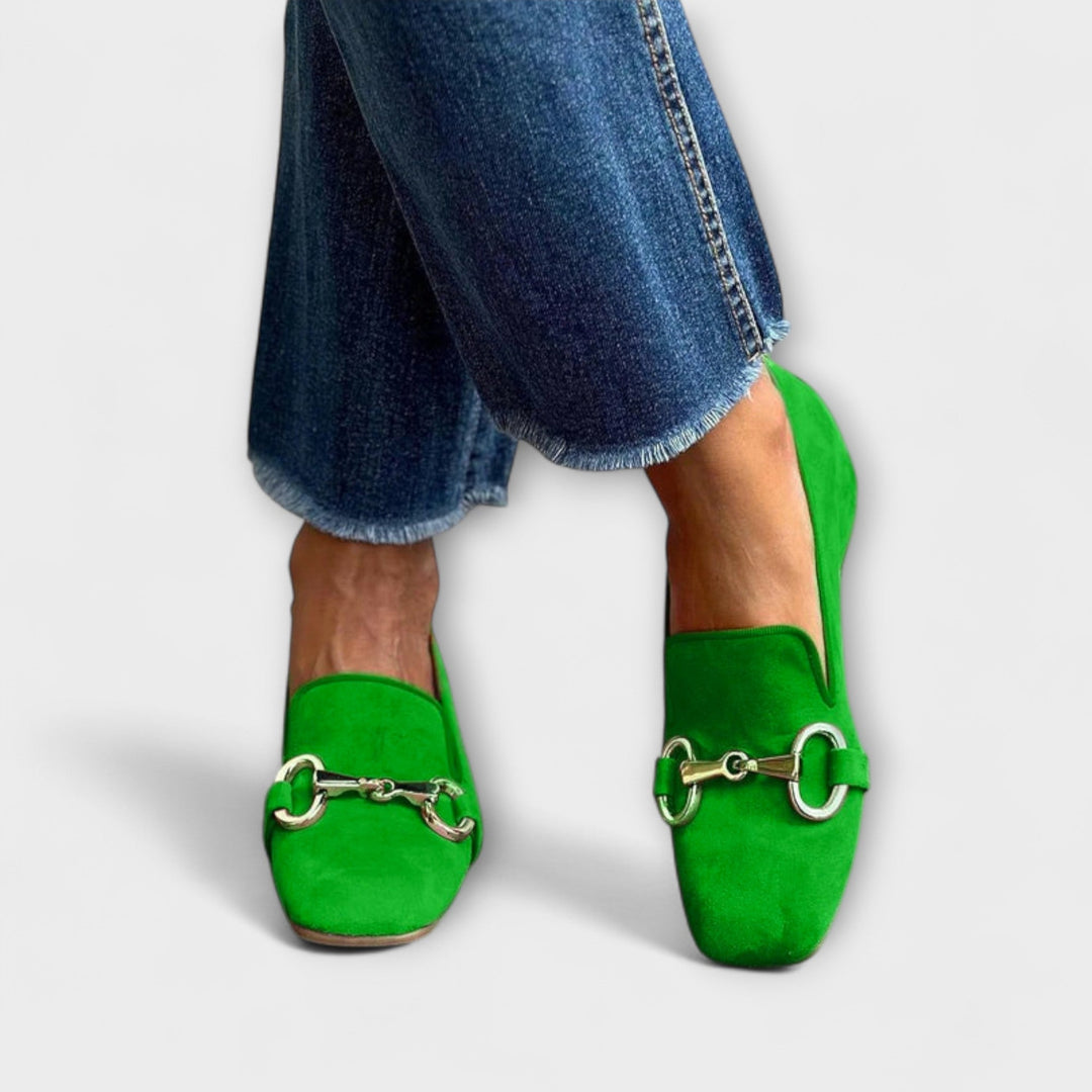 Rosalie™ | Square Loafers with Buckle