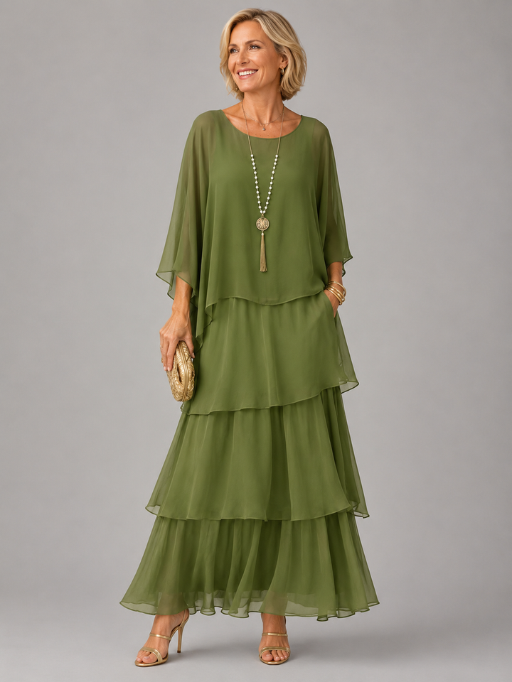 Lara | Elegant Fluid Maxi Dress