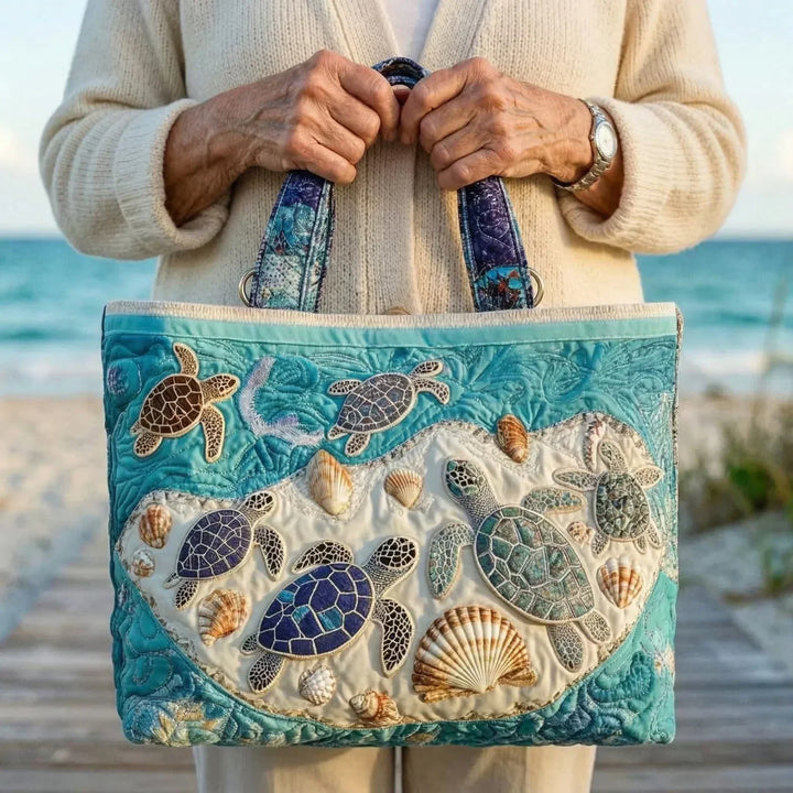 Turtle Love Artisan Tote