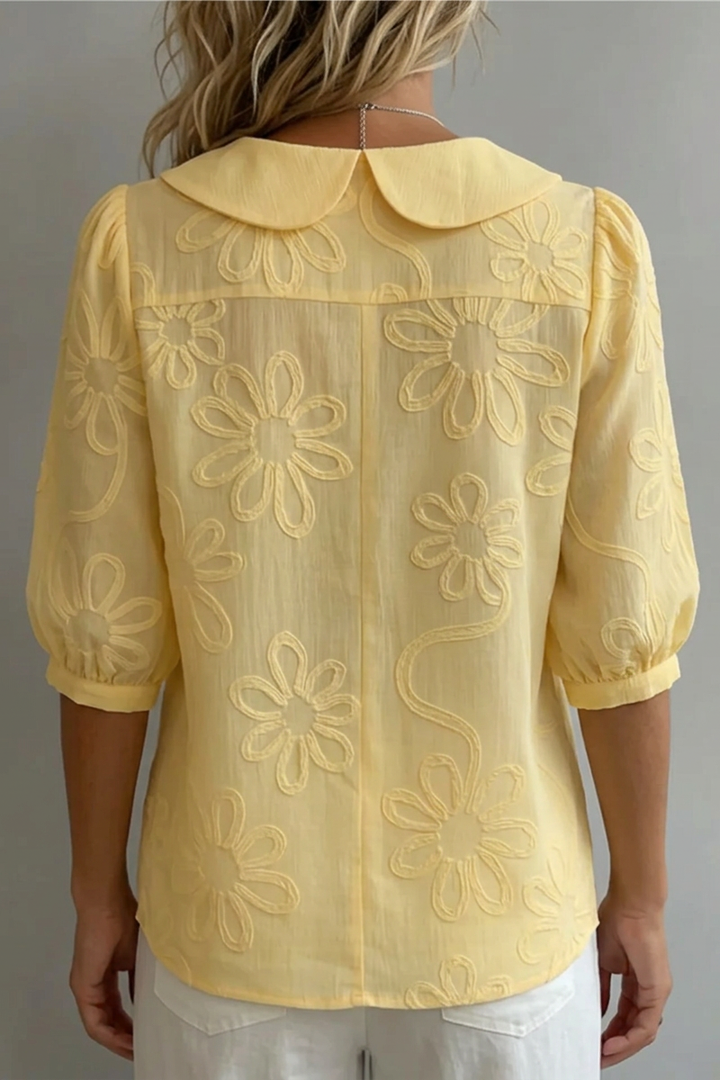 Maria | Elegant Floral Blouse