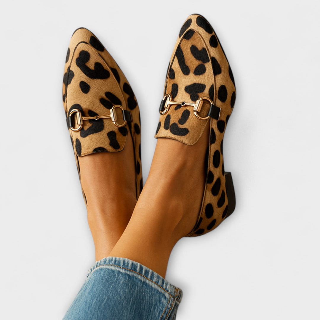 Rosalie™ | Chic Leopard Loafers