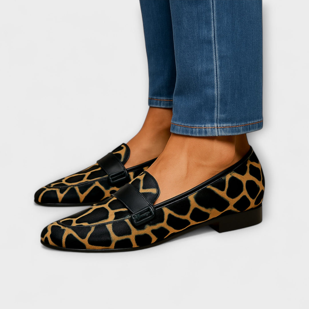 Rosalie™ | Leopard Print Loafers