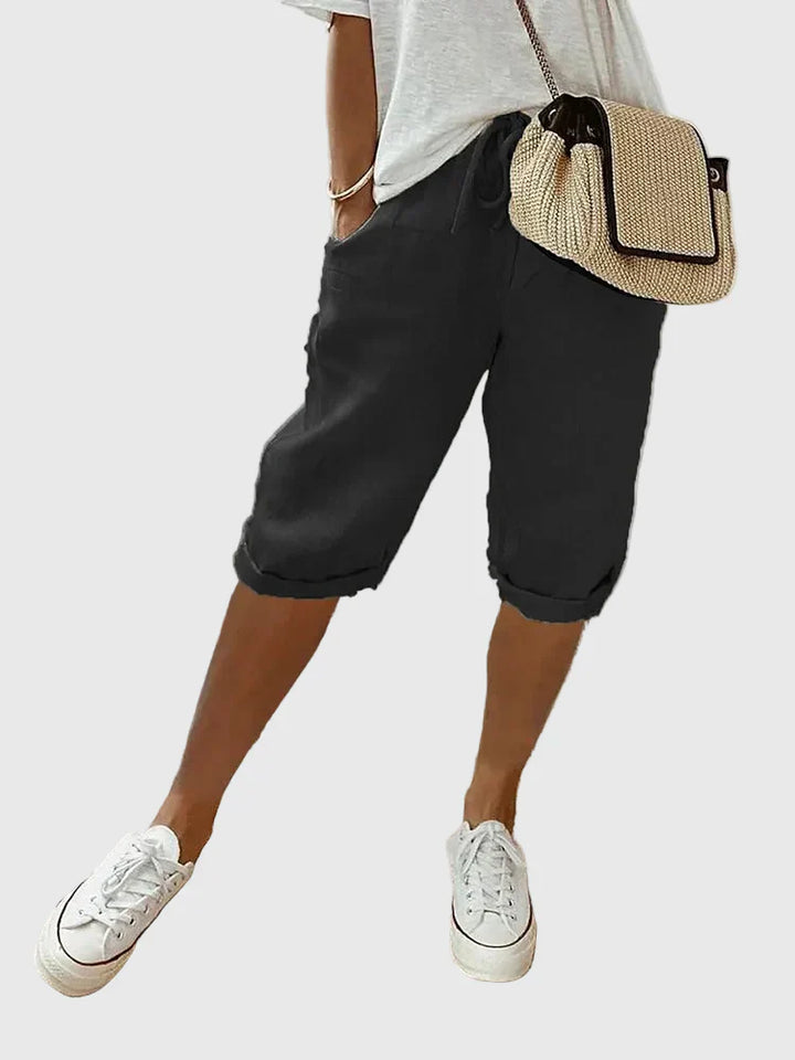 Grace | Lightweight Cotton and Linen Shorts
