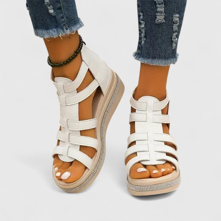 Kendall | Rhinestone Orthopedic Sandals