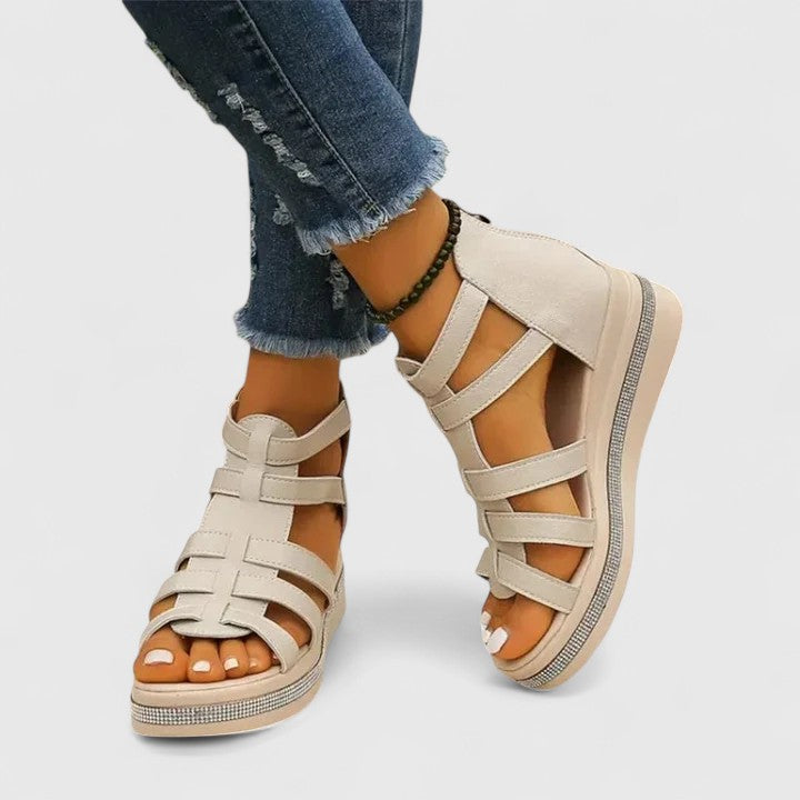 Kendall | Rhinestone Orthopedic Sandals